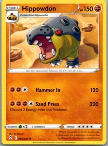 2021 Sword & Shield - Evolving Skies Hippowdon Stage 1/Uncommon #85 - Picture 1 of 2