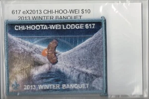 Lodge 617 Chi-Hoota-Wei EX2013 Winter Banquet OA patch - Picture 1 of 1