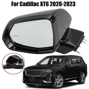 Mirror For 2020 2021-2023 Cadillac XT6 Left Side W/Blind Spot Memory Light 16Pin - Picture 1 of 13