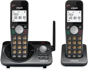 VTech CLS21051 2-Handset DECT Expandable Cordless Phone with handsfree Speaker - Picture 1 of 9