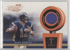 2002 Playoff Piece of the Game Materials 1st Down /250 Kurt Warner #POG-35 HOF