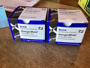 2 Boxes of 50 Elco HangerMate Threaded Rod Anchors ⅜” - Picture 1 of 6