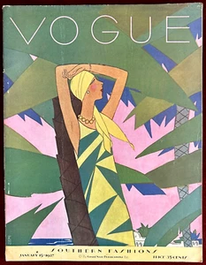 Vogue Magazine ~ January 15, 1927 ~ Benito Steichen Lily Cushing Chanel Vionnet - Imagen 1 de 15