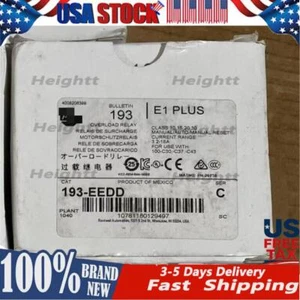 1pcs New Allen-Bradley Overload Relay 193-EEDD IN BOX 193 EEDD US Free Tax - Afbeelding 1 van 7