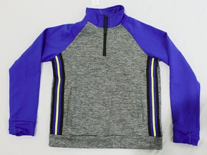 Rockets of Awesome Kid's Unisex Active Half-Zip Jacket LV5 Gray/Blue Size 8 NWT - Picture 1 of 3
