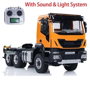 1/14 Metal Chassis 6x6 RC Tractor Truck Model 2Speed Transmission Sound - Picture 1 of 20