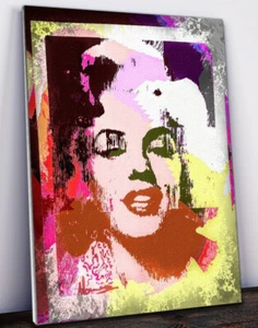 MARCO MARK - 'Astract 2 Marilyn Monroe' • Stampa su tela firmata a mano - Foto 1 di 1