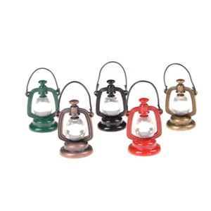 1:6/1:12 Retro Oil Lamp Dollhouse Miniature Toy Doll Home Living Room Decor ^AU - Picture 1 of 16