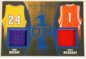 Camiseta deportiva Leaf in the Game 2020 usada 1 en 1 Kobe Bryant Lakers 24/30 Tracy McGrady - Imagen 1 de 2
