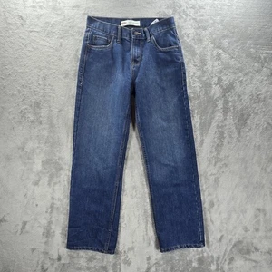 Levi's 550 Relaxed Jeans Boy's Size 14 Blue Straight Leg Denim - Picture 1 of 9