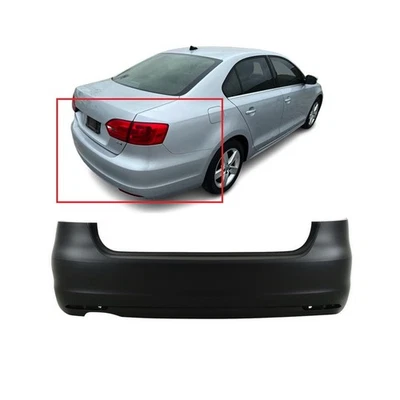 Cubierta de parachoques para Volkswagen Jetta 2011-2014 tipo 6 sedán 11-14 imprimado trasero Foto 1 de 4