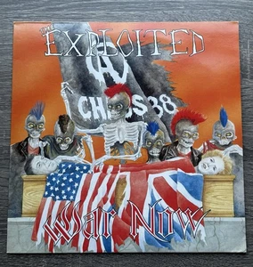 The Exploited Lp War Now 1988 V. G+ / Vinyl N. M Original Press England / U.K - Picture 1 of 19