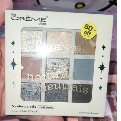The Creme Shop Natural Neutrals & French Kiss 9 Color Eyeshadow Palettes Bundle - Image 1 of 4