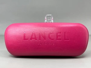 Lancel Paris Vintage Sunglasses Case Women's Pink Clamshell Hardshell - Picture 1 of 7