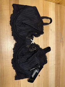 NWT Paramour by Felina 115353 Stripe Delight Full Figure Bra Size 36C - Picture 1 of 3