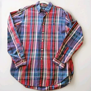 Ralph Lauren Men’s Classic Fit Button Down Shirt L Multicolor Madras Plaid - Picture 1 of 9
