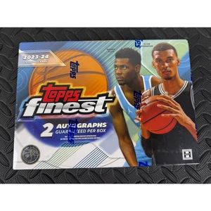 2023-24 Topps Finest Basketball Hobby Box - Wemby Rookie Auto ??? 2 Autos pro Box - Bild 1 von 8