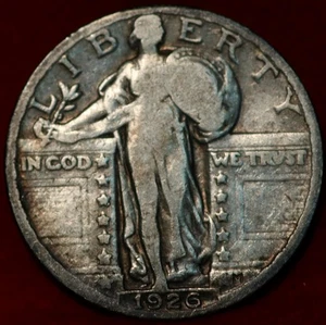 1926 Philadelphia Mint Silver Standing Liberty Quarter - Picture 1 of 2
