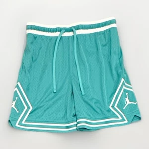 Nike Jordan Sport Men's Dri-FIT Mesh Diamond Shorts - Washed Teal/White - Mens M - Picture 1 of 8