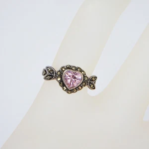 Anillo corazón niña plata de ley 925 talla 3,5 - Imagen 1 de 16