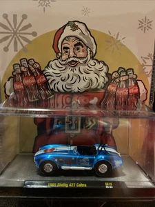 M2 MACHINES 2025 COCA-COLA CHRISTMAS 1965 SHELBY 427 COBRA - Picture 1 of 6