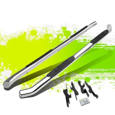 Barra de corrida 3" tubo redondo polimento lateral barra de degrau para Acura MDX Honda Pilot 01-08 - Imagem 1 de 4