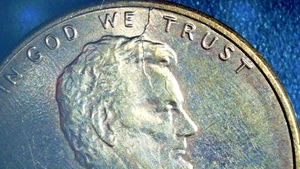 2014 Lincoln shield cent. spike head.  Multiple die cracks, die chip. - Picture 1 of 5