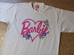 Vintage 1994 Barbie T-Shirt Youth Size L/XL Mattel Single Stitch Made In USA - Picture 1 of 8