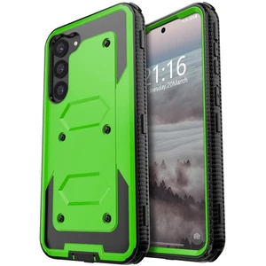 Green For Samsung Galaxy S23 Plus/Ultra S23 FE Shockproof Case Dual Layer Cover - Picture 1 of 18