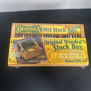 Crayola Buntstift 1903 Stock Box Replika mit 72 Buntstiften•1997 Vintage•Neu ungeöffnet - Bild 1 von 5