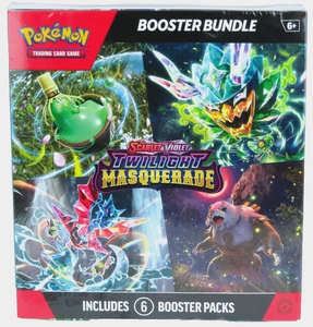 Pokemon TCG Scarlet & Violet Twilight Masquerade Booster Bundle (6 Packs) Sealed - Bild 1 von 2