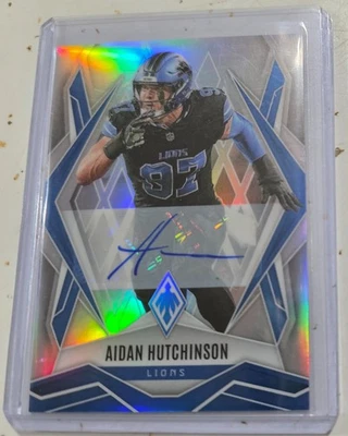 2025 panini phoenix football Aidan Hutchinson autograph silver #21 51/199 - Image 1 of 2