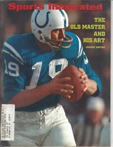 Revista de fútbol Sports Illustrated 1972 7/10 Johnny Unitas Baltimore Colts en muy buena condición - Imagen 1 de 2