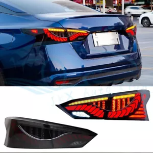 For Nissan Teana Altima 2019-23 Smoked Rear LED Brake Lights and Taillights k - Picture 1 of 10