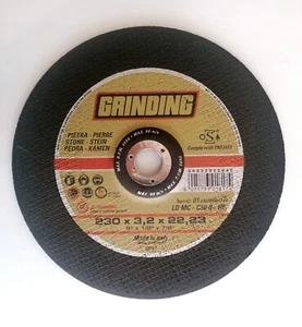 Schleifscheibe Schleifstein 230x3,2x22,23 9"x1/8"x7/8" max 80 m/s, U/min 6650 - Bild 1 von 6