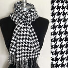 For Men Women's Winter 100% Cashmere Plaid Solid Wool Scarf Scarves