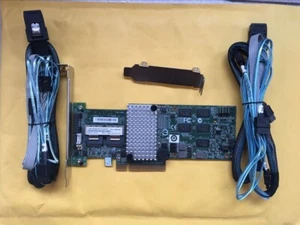 IBM M5015 LSI 9260-8i 46M0851 SAS RAID Controller PCI-E + 8087 SATA Cable - Picture 1 of 3