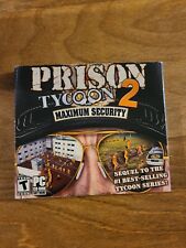Windows 98/Me/XP PC Game Prison Tycoon 2 Maximum Security Valusoft Teen 2007 G4