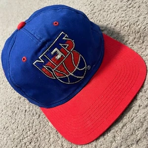 Cappello New Jersey Nets Uomo OS Blu Ricamato Logo Vintage Youngan The G Cap - Foto 1 di 14