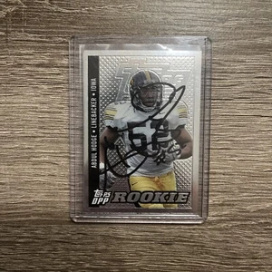 2006 Topps Chrome Draft Picks & Prospects 159 ABDUL HODGE RC Auto 1/1 Iowa RARE - Picture 1 of 3