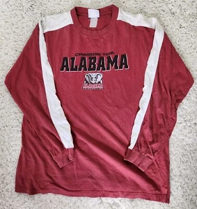 Vintage NCAA Crimson Tide Alabama Langarmshirt Large rot - Bild 1 von 13