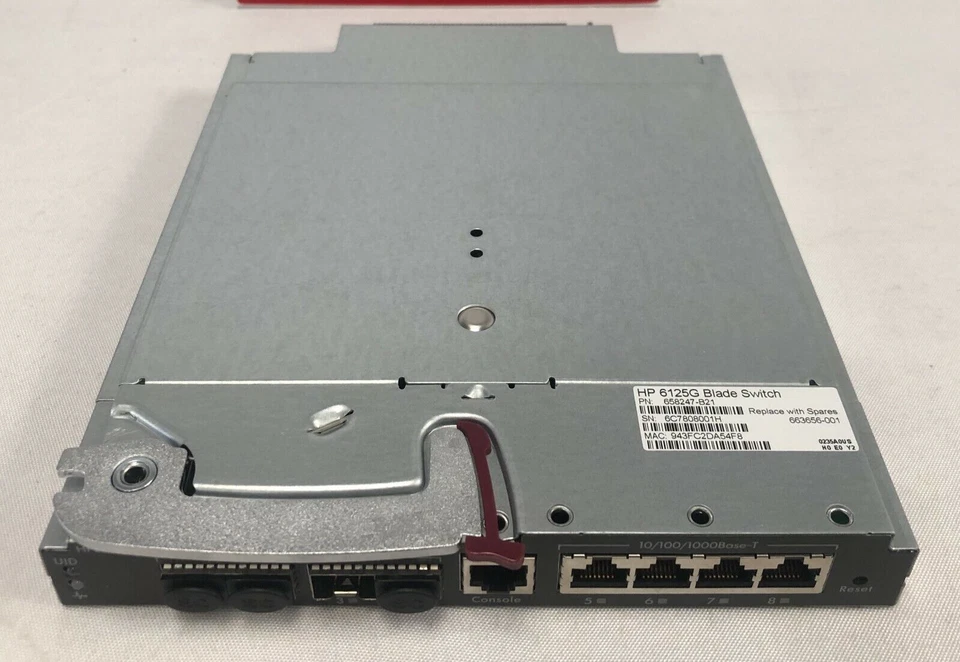 658247-B21 HPE 6125G Ethernet Blade Switch - Image 1 of 1