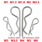 R Clips for Securing Clevis Pins, A2 Stainless Steel, Retaining Split Beta Pins