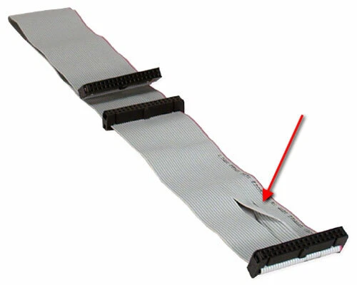 FLOPPYKABEL 1.44MB FDD FLOPPY 2 x 3.5"  DISKETTEN LAUFWERK  ca. 50 cm - Bild 1 von 1