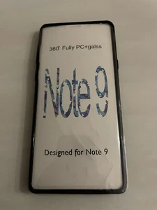 SAMSUNG Note 9 Shockproof 360 Cover Front and Back Case Black - Picture 1 of 5