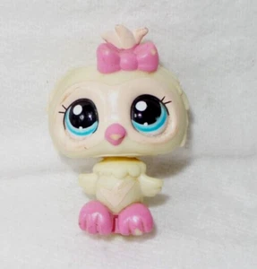 LITTLEST PETSHOP LPS #1728 HASBRO EULE EULE BEIGE ROSA KNOTEN BLAUE AUGEN - Bild 1 von 5