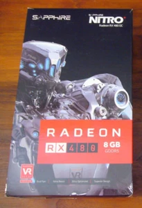 SAPPHIRE NITRO+ Radeon RX 480 OC 8GB GDDR5 Video Card Gaming Mining- w box - Picture 1 of 9