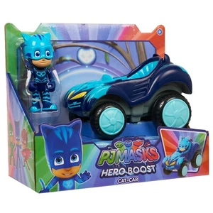 PJ Masks Hero Boost Vehicle - Cat-Car & Catboy Figure - Picture 1 of 3