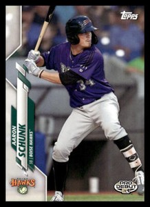 2020 Topps Pro Debut Aaron Schunk   PD-101 Boise Hawks