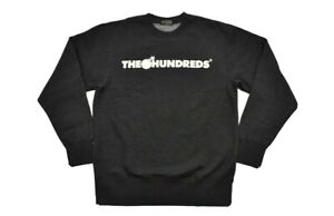 The Hundreds FOREVER BAR Black White Logo Skate Men's Crewneck Sweatshirt